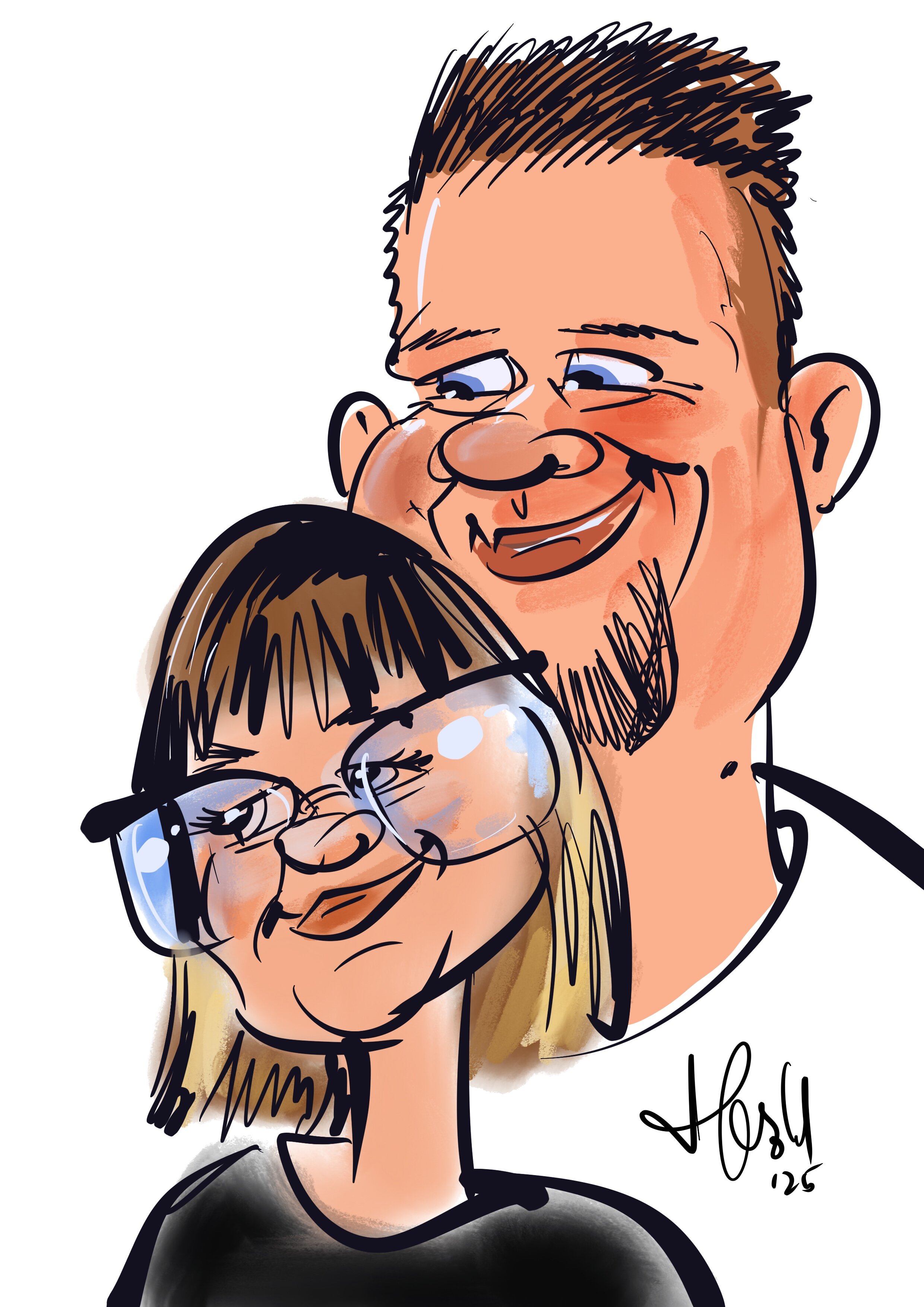 Capi getekend door Harold