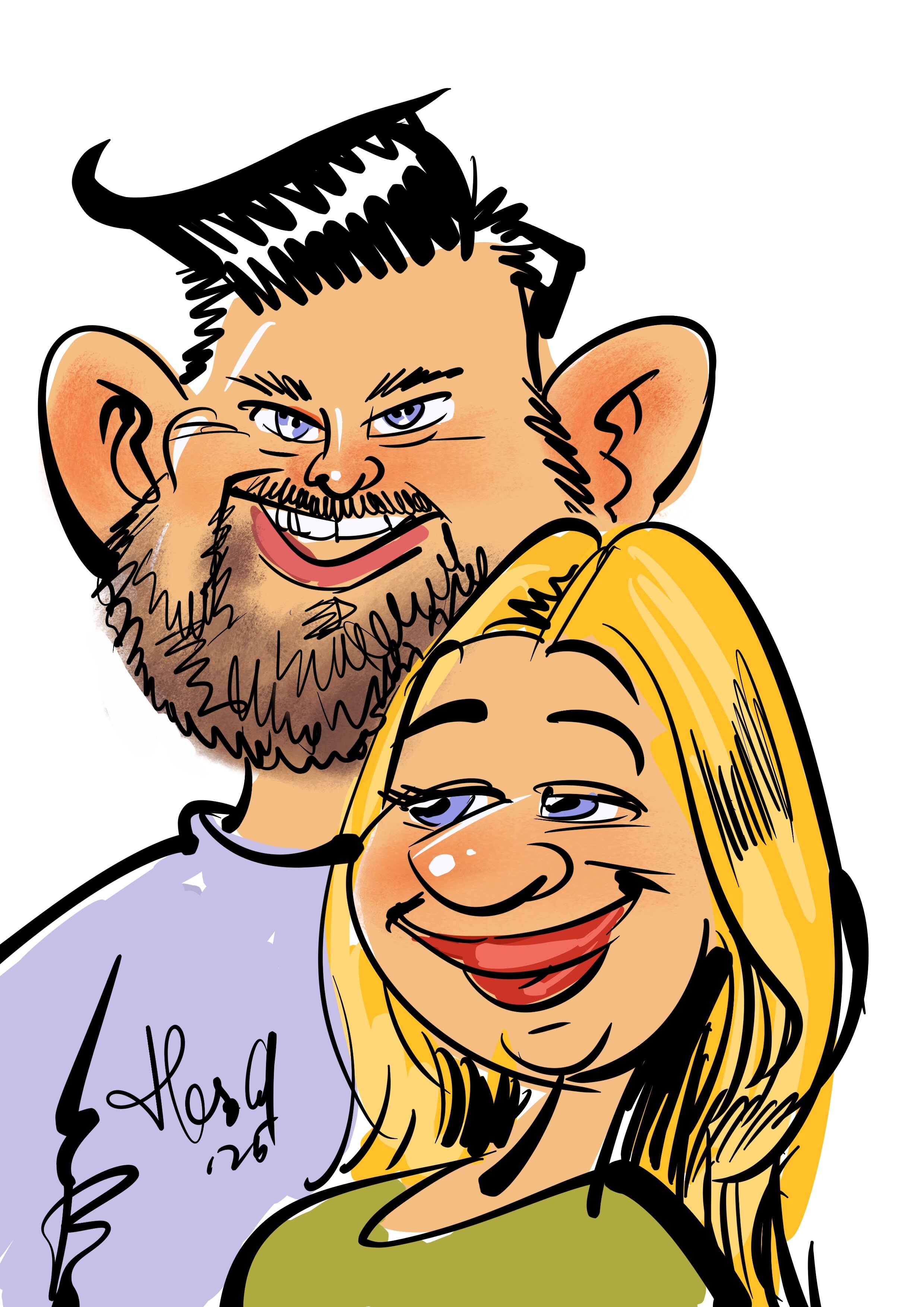 Capi getekend door Harold